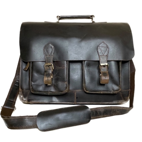 Classy Leather Bags Other - New Fullgrain Buffalo Leather Distressed Messenger Bag